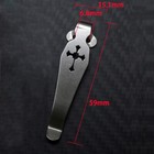 Titanium Deep Carry Pocket Clip For Spyderco C81 Paramilitary 2 C10 C11 Diy