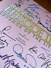 Star Wars  Revenge Of The Sith Script Replica - Signed - Autograph Reprints