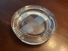 Vintage Merit Large Heavy Cigarette Glass Ashtray Mcm - Excellent 