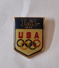 Usa Olympics La Beer Sponsor Lapel Pin
