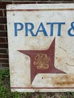 Vintage Pratt   Lambert Paint Painted Steel Sign 58    X 34    Beautiful Thick Metal