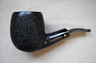 Moretti Pipe Super Magnum Black Rusticated Freehand