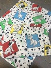 Vintage 2 Piece 90s Disney 101 Dalmatians  Fitted   Flat Sheets Set Great Shape 