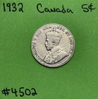 1932 Canada          5c Cents - Nickel - Circulated - Nice Coin Collectable