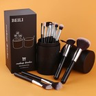 Makeup Brushes 12pcs Makeup Brushes Set With Holder Premium Synthetic Kabuki    