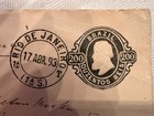 Vintage  1893 Used Brazil Stationery Cover To Germany Clean Cancels  fr bk 