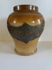 Antique 19th Century Stoneware  Tobacco Jar    birds-eye    Primitive 