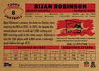 Bijan Robinson - 2026 Topps Nfl Living Set  8 Atlanta Falcons Football  presale 
