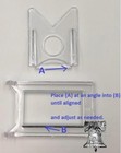 5 Display Stand Rock Fossil Mineral Agate Crystal Adjustable Holder Bcw Prop