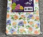 2025 Easter Religious Napkins Florals With Cross Outlined In Gold Count Of 30