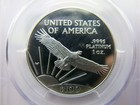 1997 1 Oz W Platinum American Eagle Pcgs Pr69 Dcam  100 Dollars United States