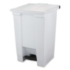 Rubbermaid Commercial 6144whi 12 Gal Indoor Utility Step-on Waste Container New