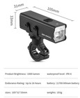 Bike Light 1000 Lumen Usb Rechargeable Led Waterproof Bicycle Front Light 5 Mode