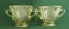Lot Yellow Depression Glass Various Patterns