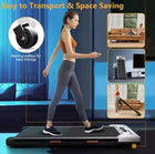 Fitness Equipment Under Desk Treadmill Bie  nie Walking Pad 2 In 1 For Walking