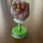 Vtg  1986 Madballs Pop-up Fist Face Green Base Variant Imperial Toy Loose Rare