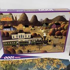 Huge Lot Of 4 Vtg Puzzles New Sealed Roseart 1000 Piece 80s 90s Train Mountain