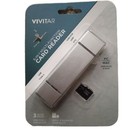 Vivitar 5 In 1 Multi Function Card Reader 3 Inter Faces Pc Mac Easy Plug   Play