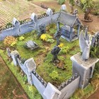 Winterdale Cemetery - Gothic Tabletop Terrain Miniature Gaming  Fantasy   32mm 