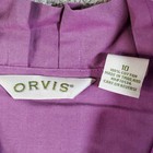 Orvis Button Front Dress Shirt Woman Sz 10 Long Sleeve