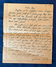1943 Wwii Letter German Feldpost 28208 Eastern Front Trapped In Ukraine  Russia 