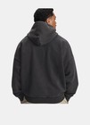 Under Armour Heavyweight Icon Black Fleece Hoodie Oversized Mens Large Nwt
