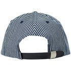 Spitfire Wheels Hat Flame Script Strapback Indigo Railroad Stripe