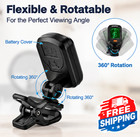 Lcd Clip-on Chromatic Tuner For Guitar  Bass  Violin  Banjo   Ukulele