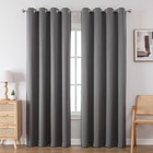  Blackout Window Curtain Panels - Set Of 2 52 w X 84 l  pack Of 2  Dark Gray