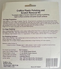 Plastic Polishing And Scratch Removal Kit By Craftics   1106001    New  