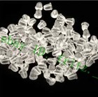 Silicone Earring Backs 4mm 300pcs earring Backings Soft Clear Ear Safety Back