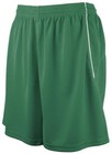 Alleson Adult Womens 7 inseam Cooling Athletic Shorts Multiple Sizes-green white