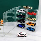 Car Display Case For 1 64 Hot Wheels Storage 8 Cars With Locking Latch Stackable