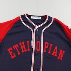 Vtg Ethiopian Clowns Jersey Large Ebbets Field Flannels Negro Leagues Baseball