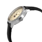 Akribos Champagne Dial Black Leather Men s Watch Ak637ssw