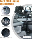 Truck Laptop Mount Fit For 15-25 Ford F150  17-25 F250  F350  F550 No-drilling
