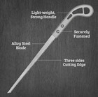 1pc 340mm Hand Garden Saw Sk5 Steel Pruning Tool - Mini Saw For Cutting Wood