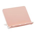 Adjustable Book Holder Tray For Reading With Page Clips Foldable Stand