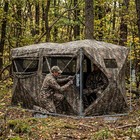 360  one Way See Portable Pop-up Ground Hunting Blind Hunting Tent W carrying Bag