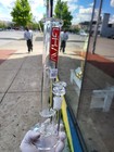Grav 12-inch Water Pipe With Disc Perk -   Pyrex Glass   Free Shipping