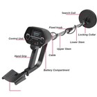 Lcd Metal Detectors Waterproof Gold Digger Deep Sensitive Hunter Coil Searcher