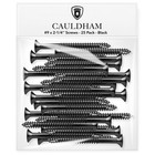 Wood Screws  9 X 2-1 4 Inch For Door Hinges - 25 Pack