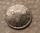Purina   Nursing Chow  - Grow A Better Calf  Advertising Token  Vintage Farm