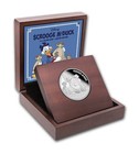 2015 Niue 1 Oz Silver  2 Disney Scrooge Mcduck  Limited Edition   7688