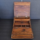Vintage Wooden Caligraphy Desk Box