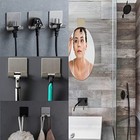 Fogless Shower Mirror For Shaving With Suction  Anti Fog Mirror With Razor Hook