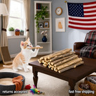Catnip Silvervine Matatabi Chew Sticks 15pcs Natural Cat Teeth Cleaning Toy Usa