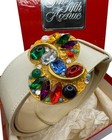 Vintage New Old Stock Saks Fifth Advenue 80   s Rhinestones Women   s Belt M
