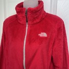 The North Face Osito 2 Rose Red Pink Full Zip Fleece Jacket Women   s Size Small