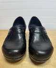 Dansko Womens Black Leather Clogs Size 39 Us 8 5 Professional Comfort Shoes